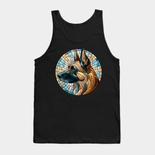 Belgian Malinois - Mosaic Art Tank Top